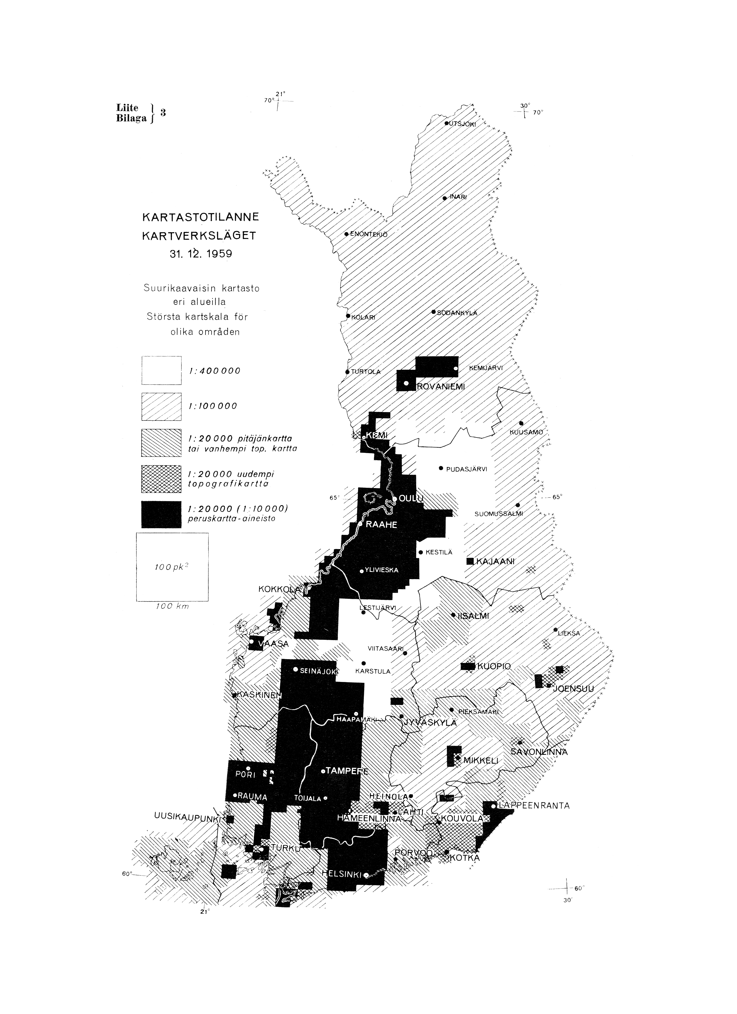 Suomikartoitustilanne 1959